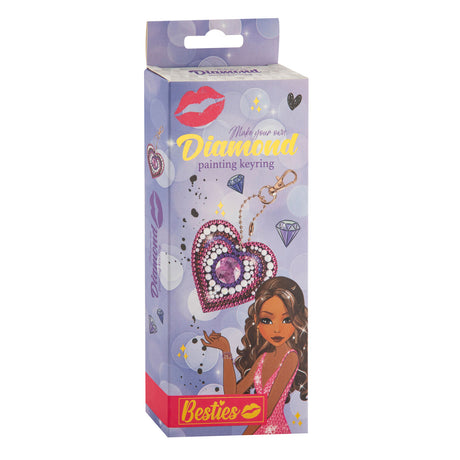 Laver Besties diamantmaleri nøglering
