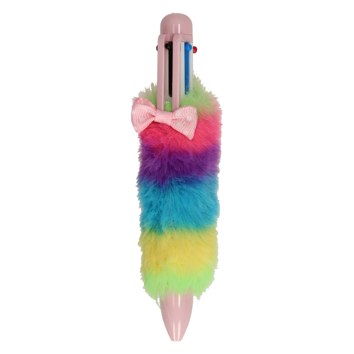 Grafix flerfarvet pen fluffy rainbow