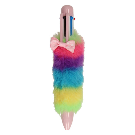 Grafix flerfarvet pen fluffy rainbow