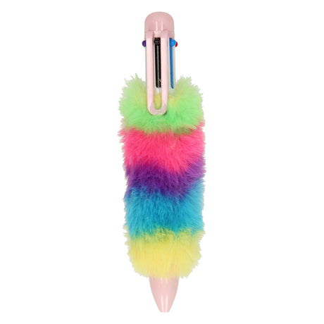 Grafix flerfarvet pen fluffy rainbow