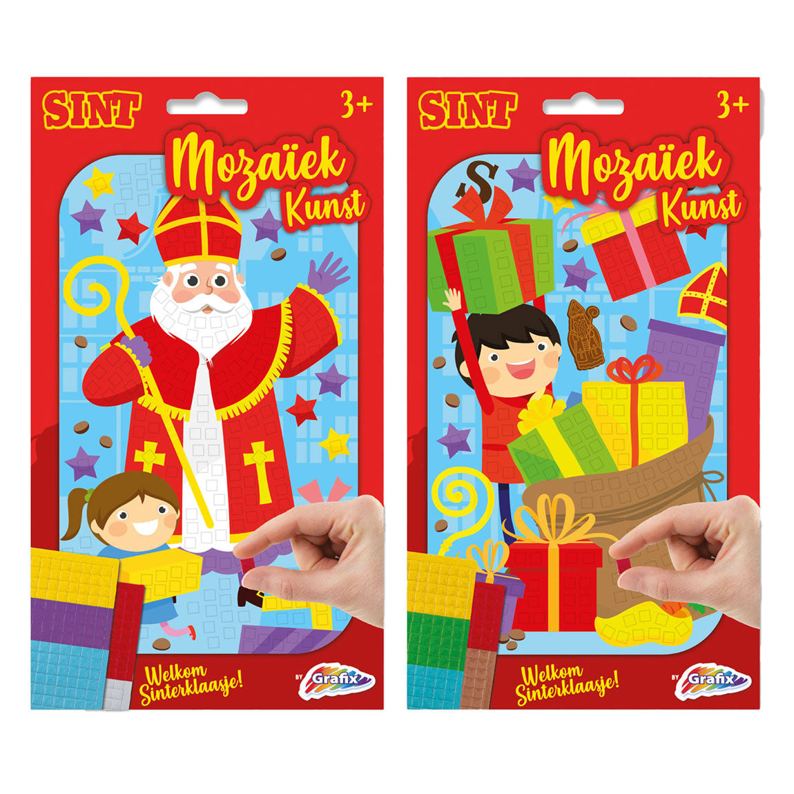 Grafix mosaik kunst Sinterklaas