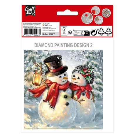 Grafix maak je eigen kerstkaarten diamantmaleri, 2.