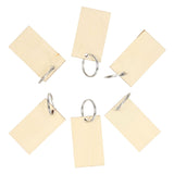 Lobbes wooden key rings, 6 pcs.