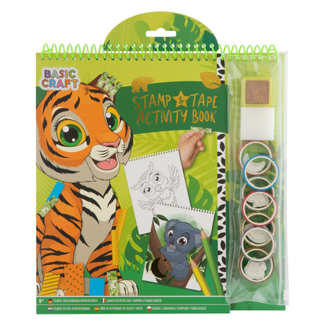 Creative Craft Group Stamp and Tape Activity Book - Tiger