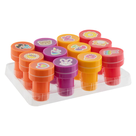 Creative Craft Group Stamp Set Animals, 12 pcs.