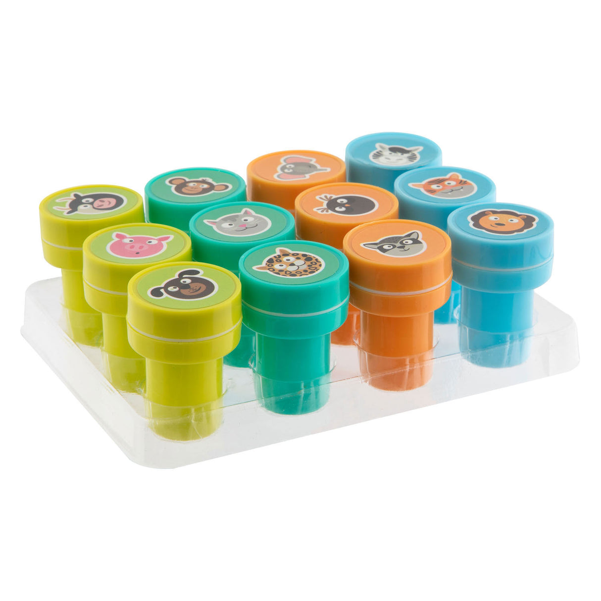 Creative Craft Group Stamp Set Animals, 12 pcs.