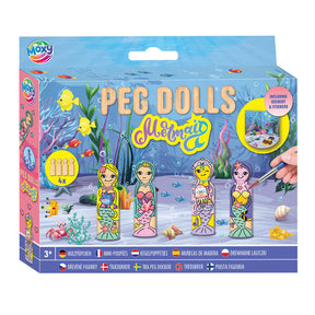 Creative Craft Group Houten Kegel Dolls Craft Set - Havfrue