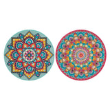 Kreativt håndværksgruppe diamantmaleri mandala lærred, 30 cm