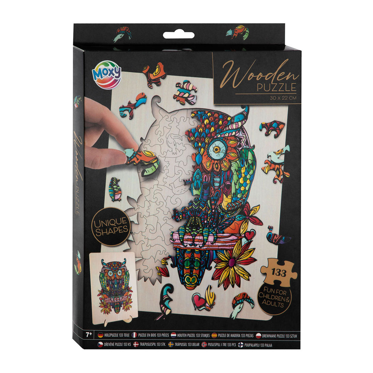 Creative Craft Group Wood Jigsaw Puzzle Uil, 133st.