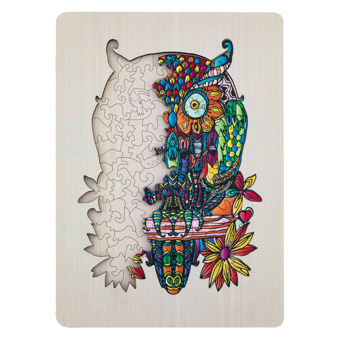 Creative Craft Group Wood Jigsaw Puzzle Uil, 133st.