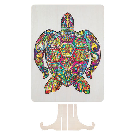 Creative Craft Group Wood Jigsaw Puzzle Turtle, 130 ..