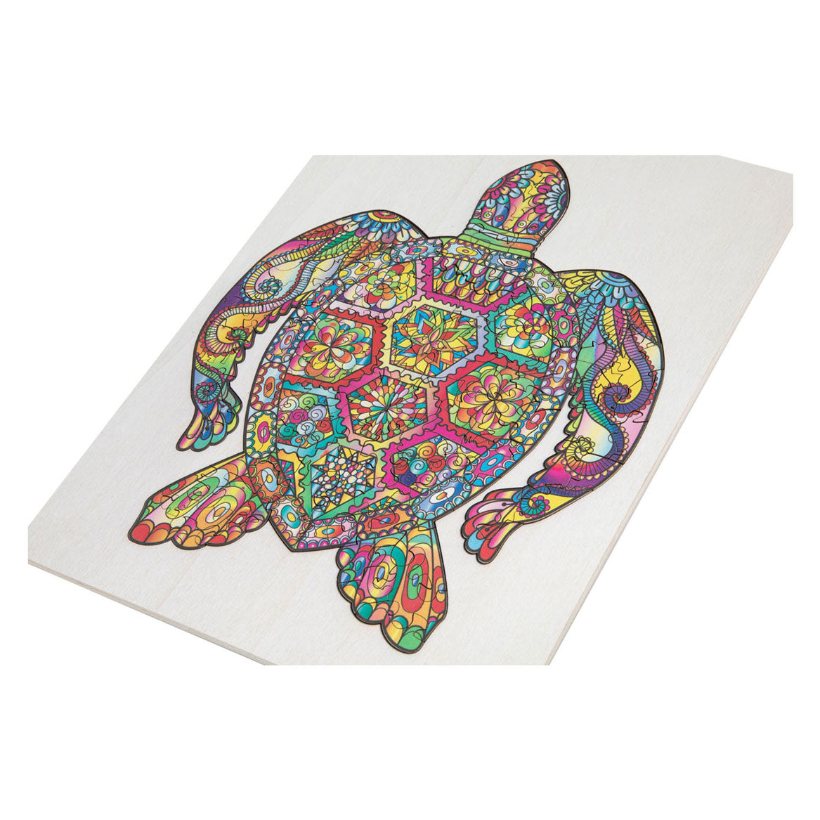 Creative Craft Group Wood Jigsaw Puzzle Turtle, 130 ..
