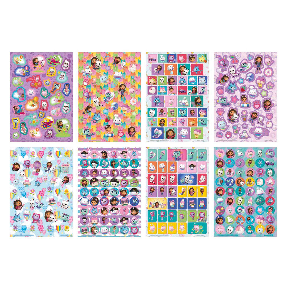 Moxy gabby glitter klistermærkebog - a5 størrelse 8 ark