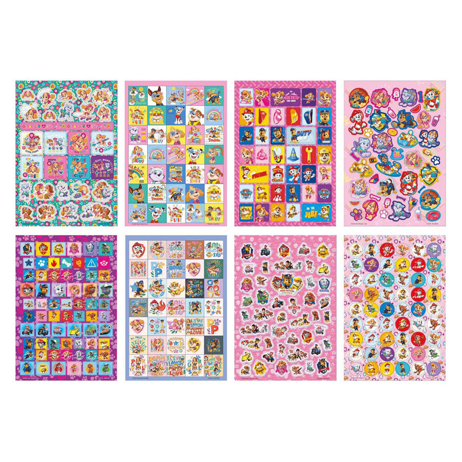 Moxy paw patrol glitter klistermærkebog - a5 størrelse 8 ark