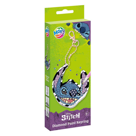 Moxy stitch diamant maleri nøglering