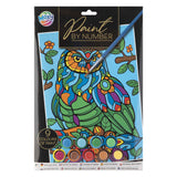 Kreativ håndværksgruppe maler efter nummer dyretema