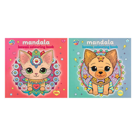 Creative craft group mandala kawaii kleurboek - 20 vellen