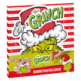 Kreativ håndværk gruppe diamant maleri lærred grinch - 30x30cm