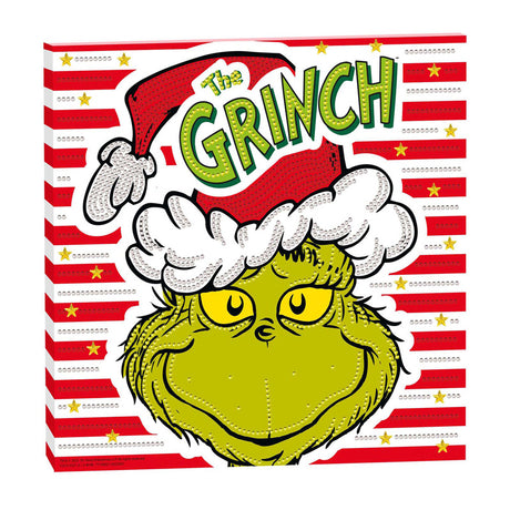 Kreativ håndværk gruppe diamant maleri lærred grinch - 30x30cm