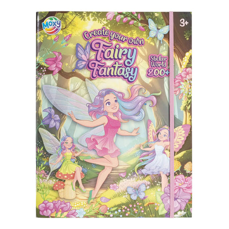 Creative craft group fairy fantasy stickerwereld boek - +200 stickers