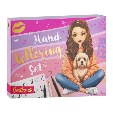 Creative craft group besties handlettering set incl. boek - 32 pagina's