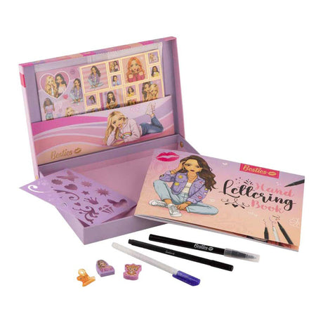 Creative craft group besties handlettering set incl. boek - 32 pagina's