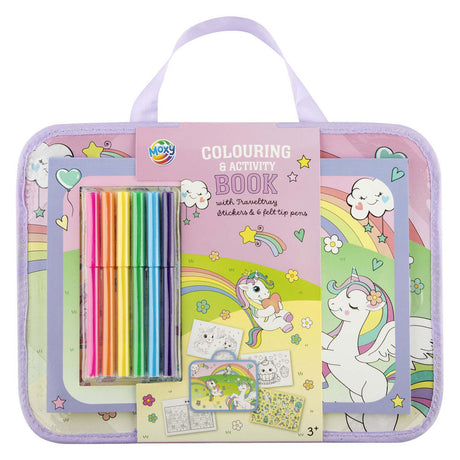 Creative craft group reistray incl. kleur- activiteitenboek - eenhoorn