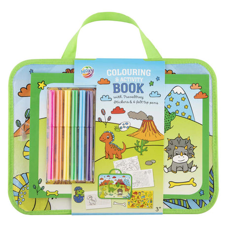 Creative craft group reistray incl. kleur- activiteitenboek - dinosaurus