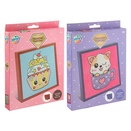 Creative craft group diamond painting fluweel incl. lijst