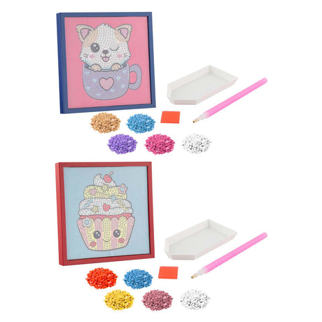 Creative craft group diamond painting fluweel incl. lijst