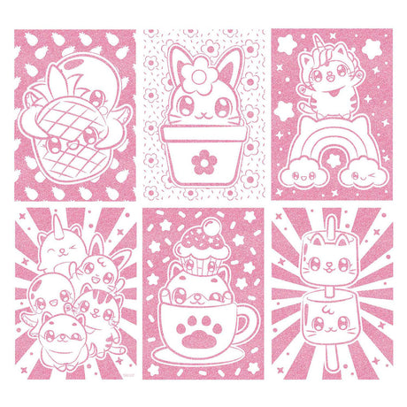 Creative craft group mini mymy glitter kleurpapier a4