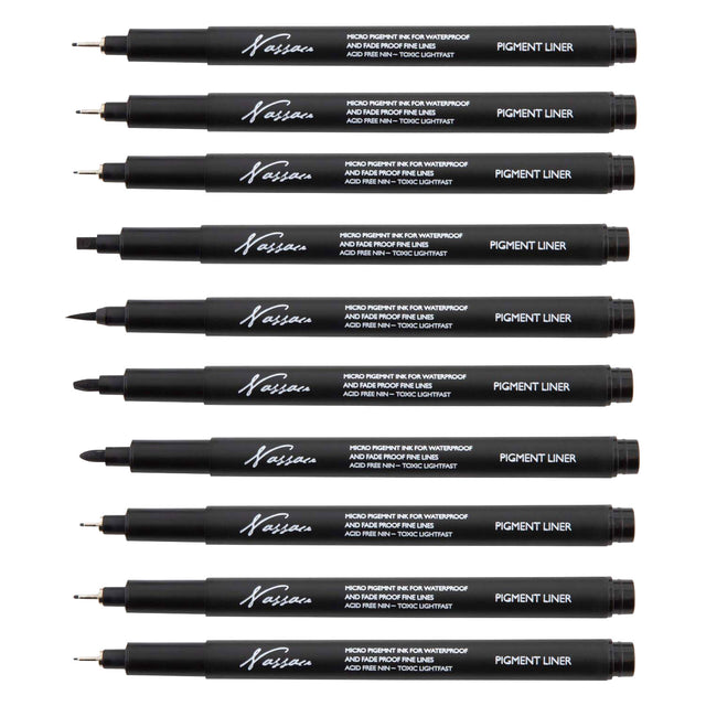 Creative craft group nassau fineliners set - 10st.