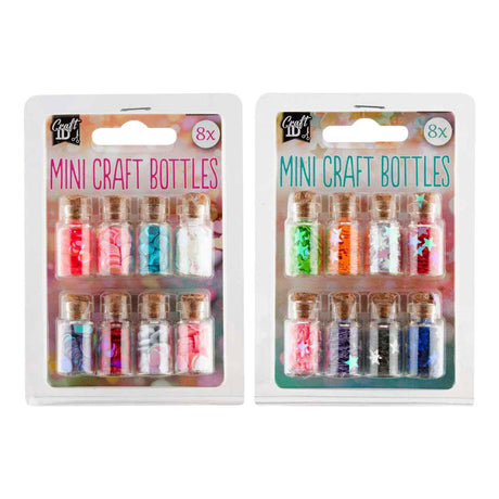 Creative craft group mini knutselflesjes - 8st.