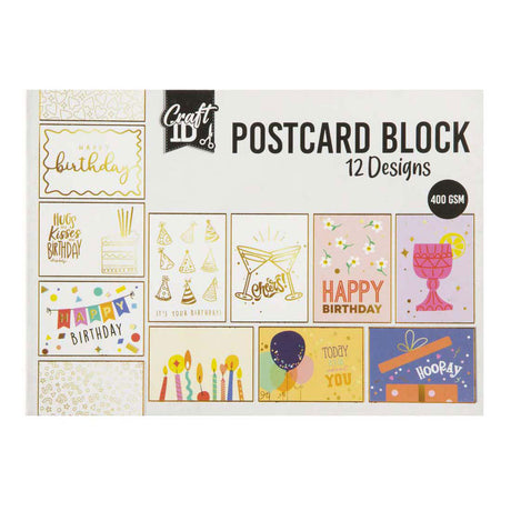 Creative craft group postkaarten 17,6x12,5cm - 12 designs