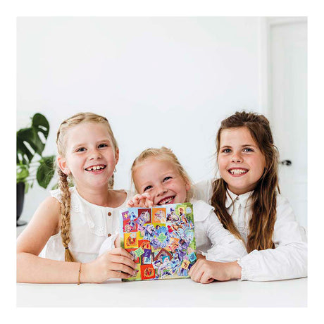 Creative craft group totum unicorn academy stickerset - 3 vellen + 1 achtergrond