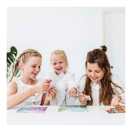 Creative craft group totum unicorn academy stickerset - 3 vellen + 1 achtergrond