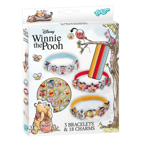 Creative craft group totum winnie de poeh 3 armbanden 18 bedels