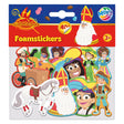 Creative craft group club van sinterklaas foam stickers - 40st.