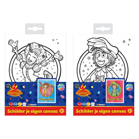 Creative craft group club van sinterklaas schilder je eigen canvas a5