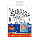 Creative craft group club van sinterklaas schilder je eigen canvas a5