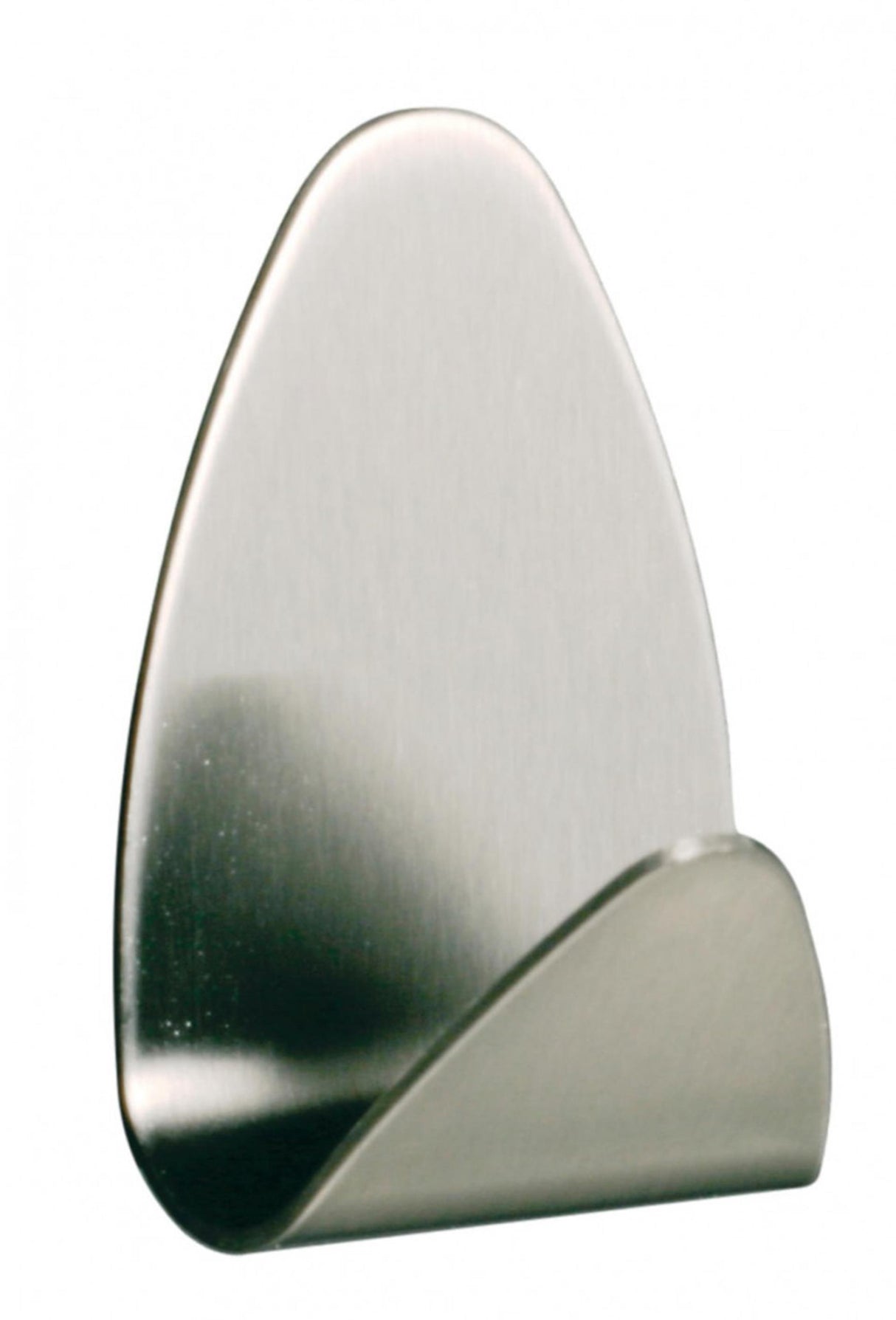 Tiger selvklæbende krog oval rustfrit stål børstet sæt af 2 stykker 31x52x23mm<br>