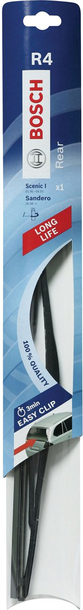 Bosch viskerblad r4 400 mm gummi sort