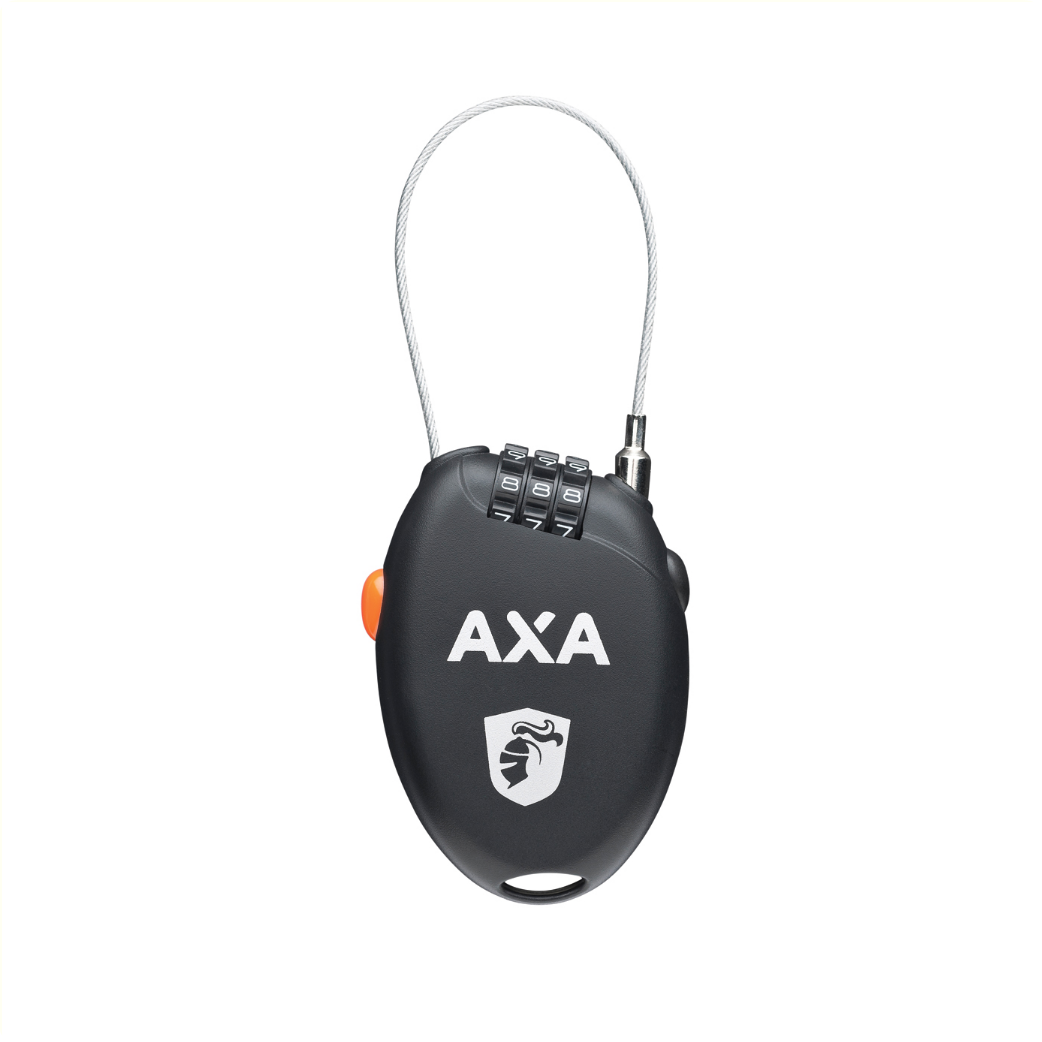 Axa låsekabel låserulle 1,6x75 kode