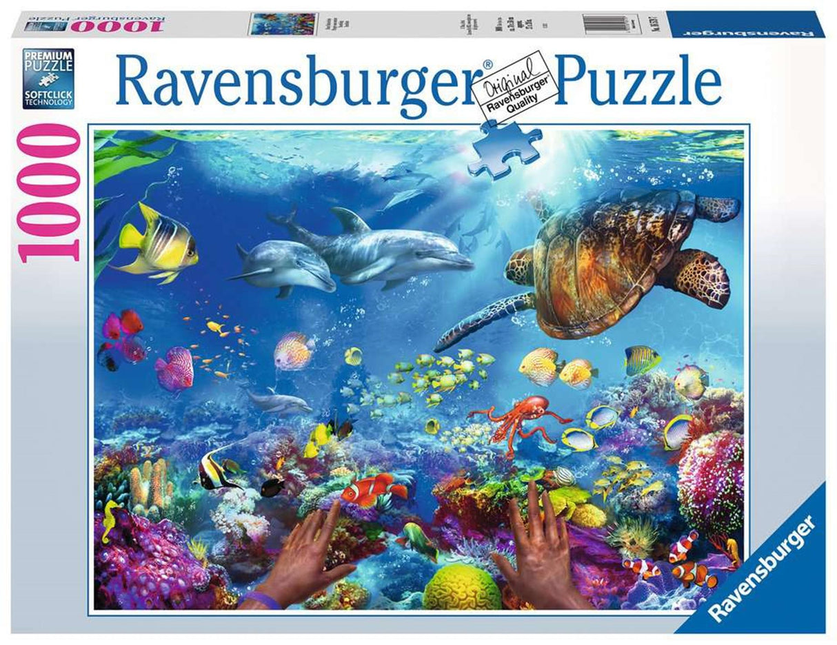 Ravensburger puslespil snorkling 1000 stk