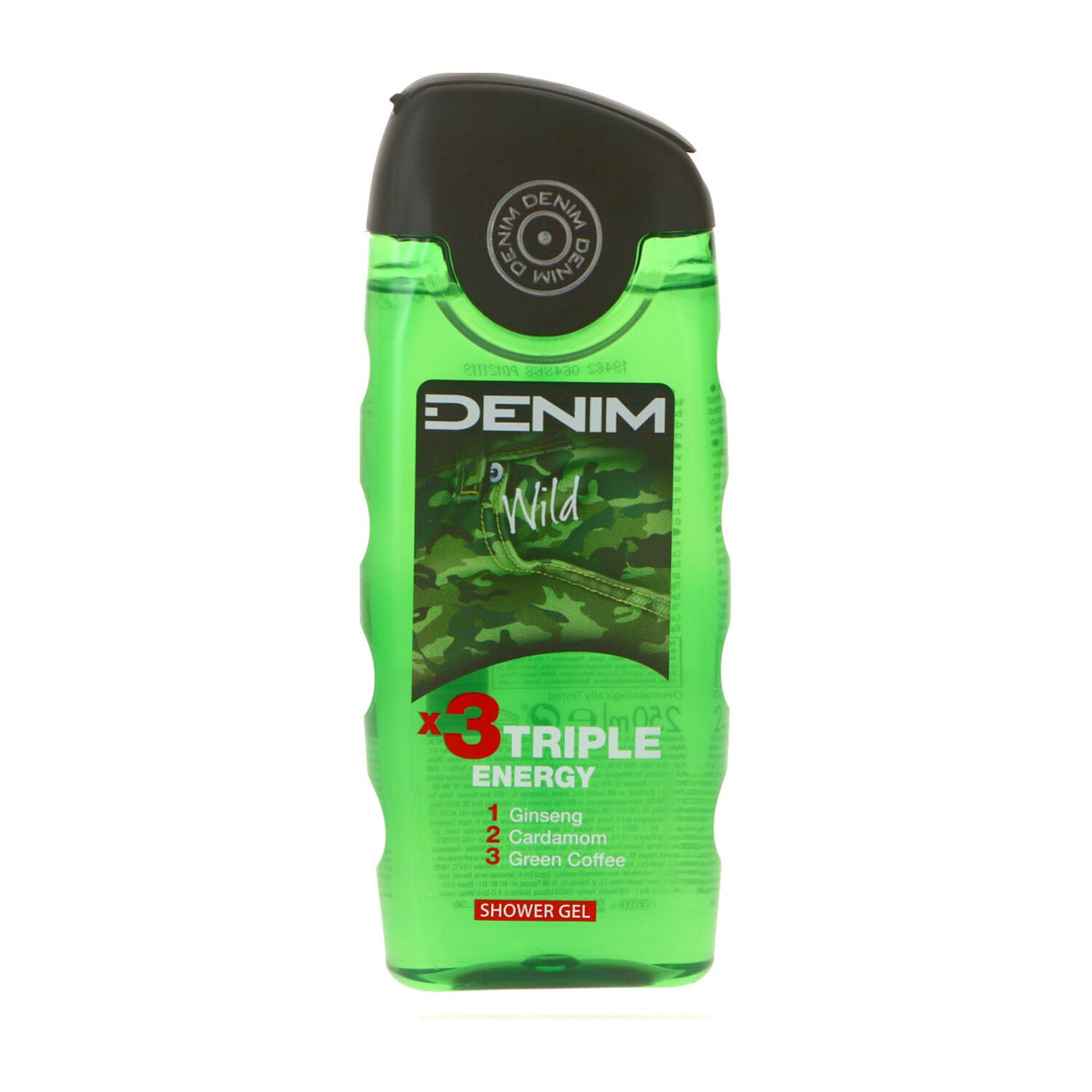Denim wild shower gel 250ml nyt design