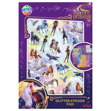 Moxy unicorn glitter klistermærkebog a5