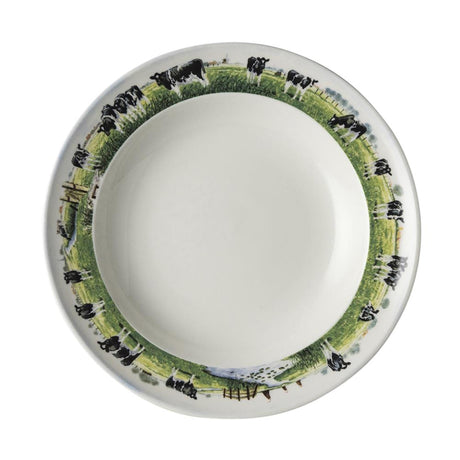 Wiebe van der Zee rural tallerken dyb, æske med 6 stk ø23cm porcelæn