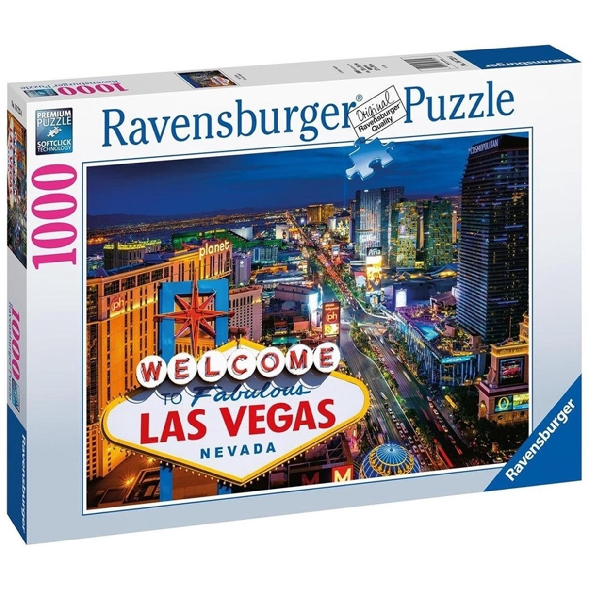 Ravensburger puslespil 1000 stk faboulus las vegas