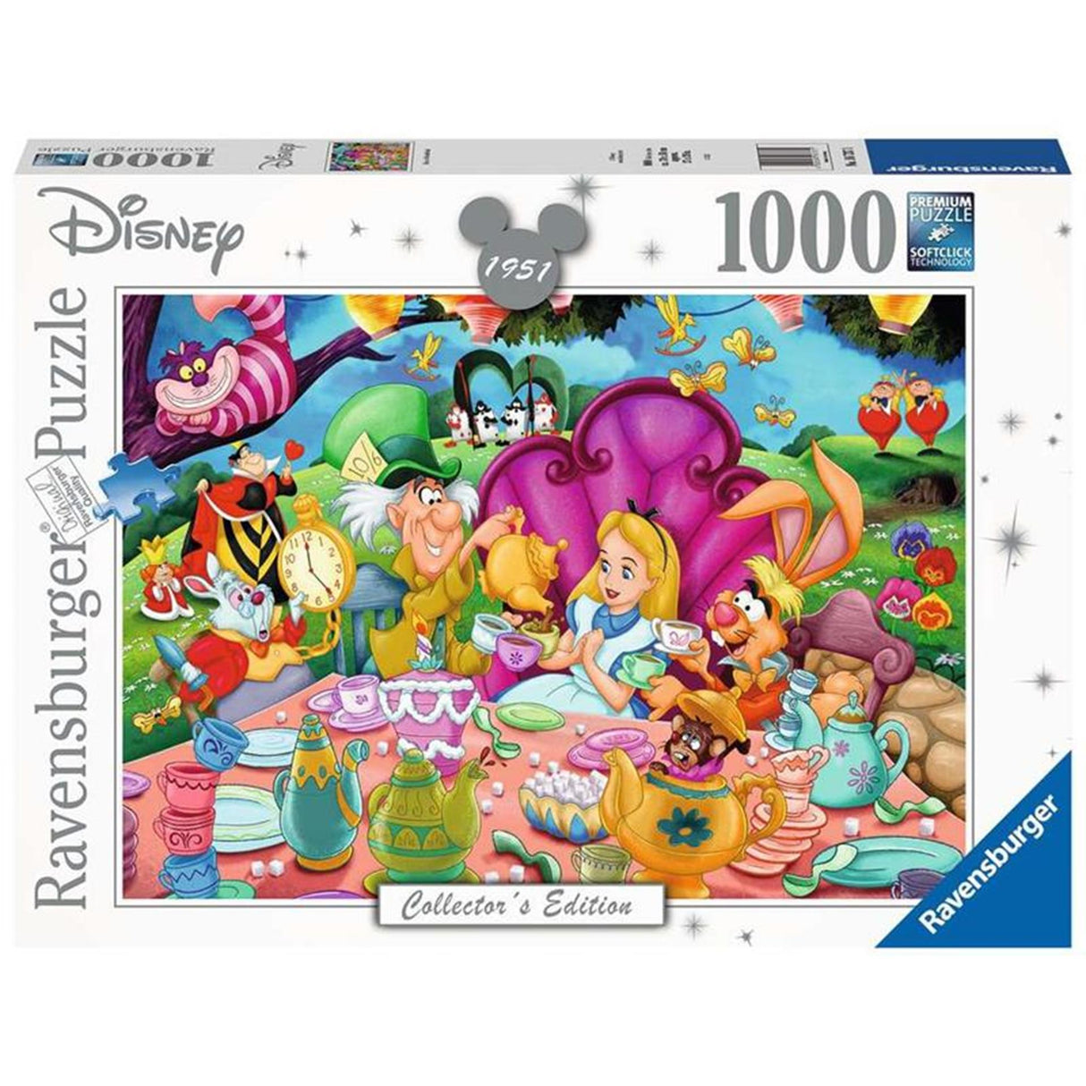 Ravensburger Disney puslespil Alice i Eventyrland 1000 brikker