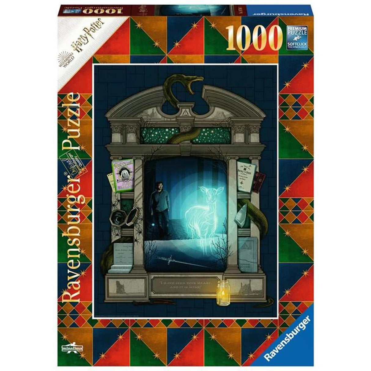 Ravensburger puslespil harry potter 7 - puslespil - 1000 brikker